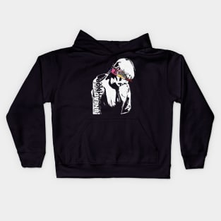 Sinéad O'Connor - Vintage Stencil silhouette Kids Hoodie